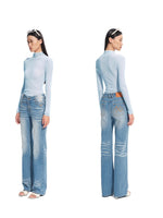 Megan Wool Turtleneck Blouse