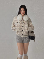 Embellished Knit Shorts