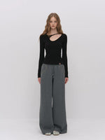 Asymmetric Cutout Top