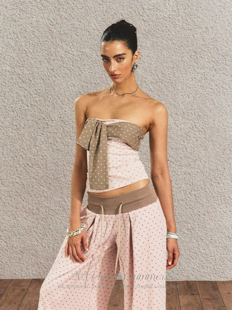 Pink Polka Dot Set