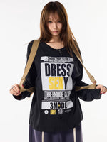 Vintage Letter T-Shirt