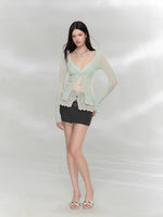 Lace Layered Cardigan