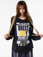 Vintage Letter T-Shirt
