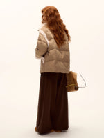 Pleated Tie Wide-Leg Pants