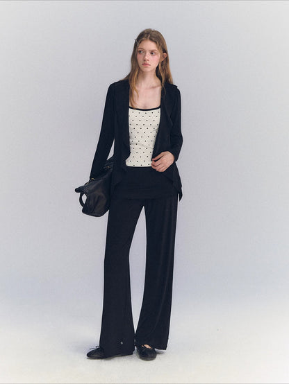 Draped Ruffle Cardigan