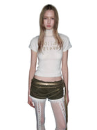 Mohair Sequin Knit Top