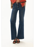 Vintage Distressed Straight-Leg Jeans