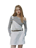 Denim Overall Skirt