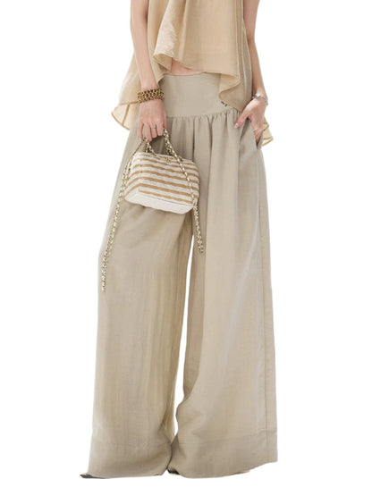 Linen Wide Leg Pants