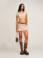 Compass Wild Origin Denim Skirt Desert Camouflage