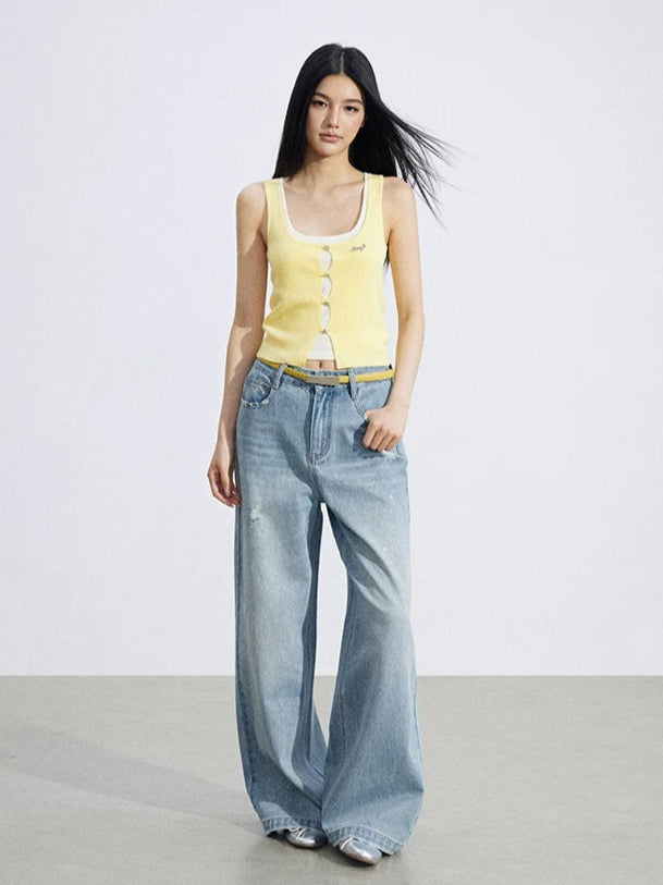 Layered Knit Vest