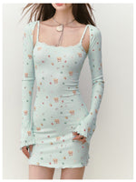Seaside Series Printed Dress & Cover Up Set
