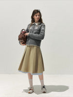 Deer Fair Isle Knit Cardigan