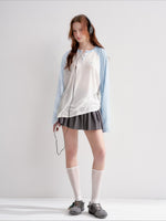 Raglan Henley Long Sleeve Top