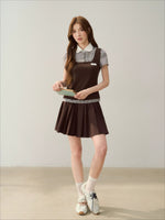 Faux Two-Piece Peter Pan Tee