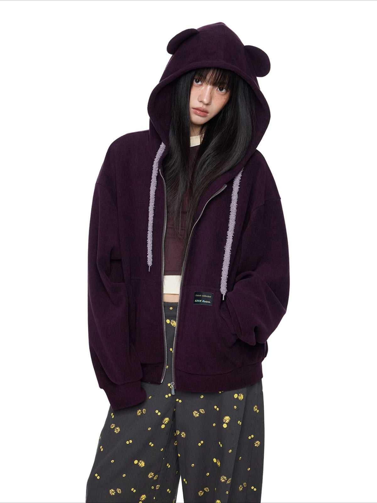 Bear Ear Hoodie Jacket