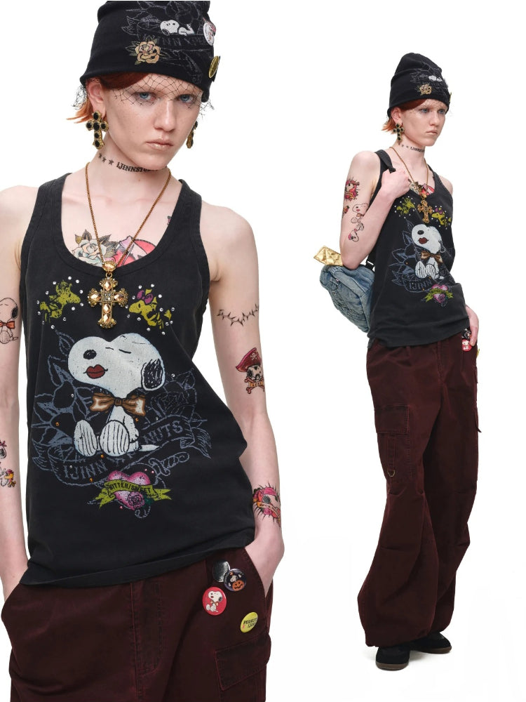 Distressed Multi-Pocket Cargo Pants