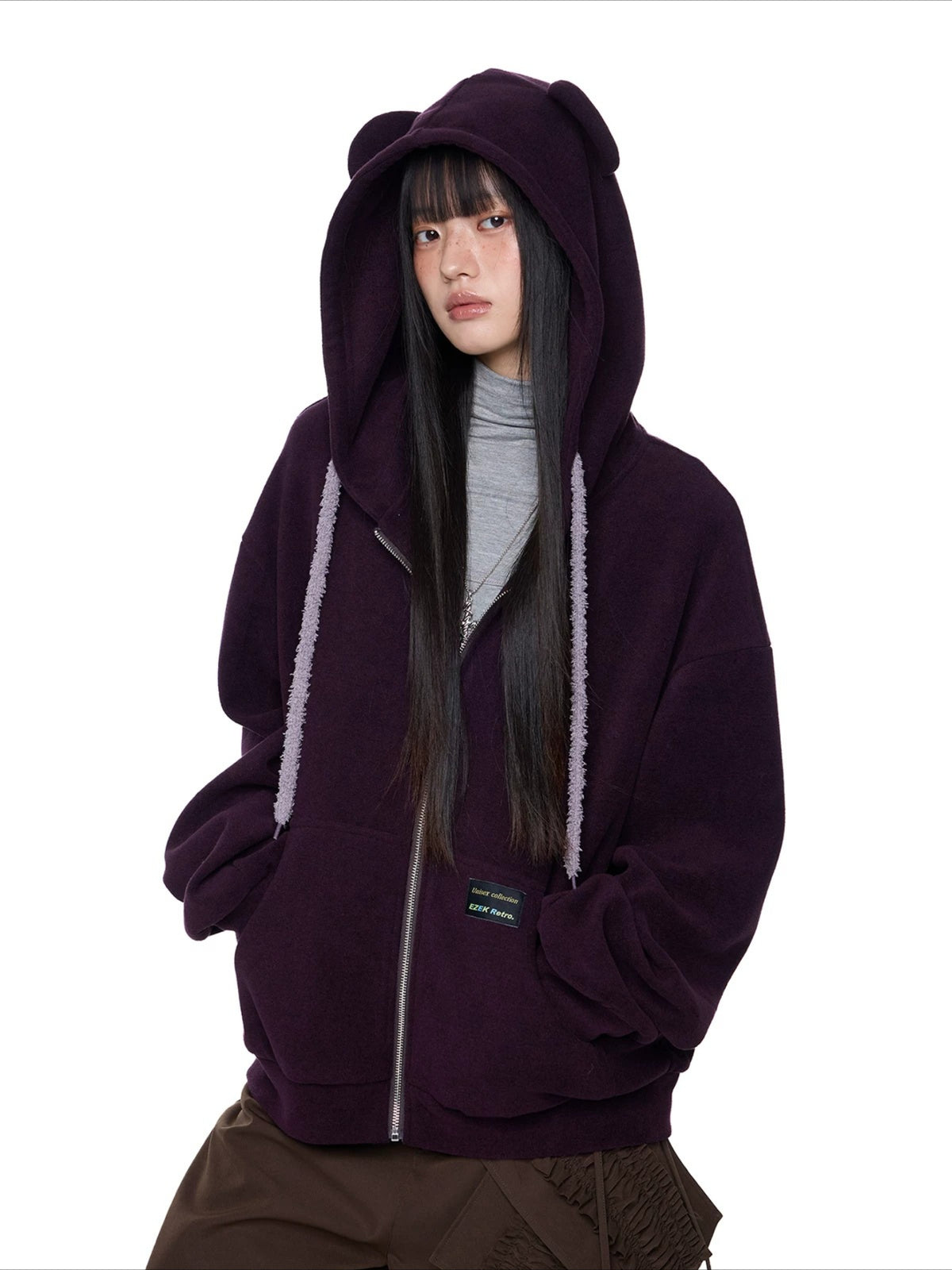 Bear Ear Hoodie Jacket