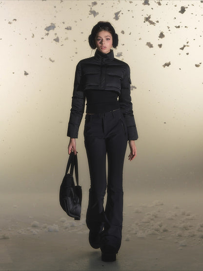 White Duck Down Three-Proof Fabric Down Jacket &amp; Pants Set