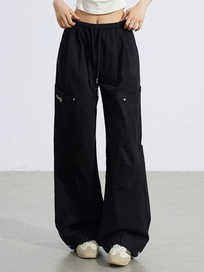 Pleated Utility Pants