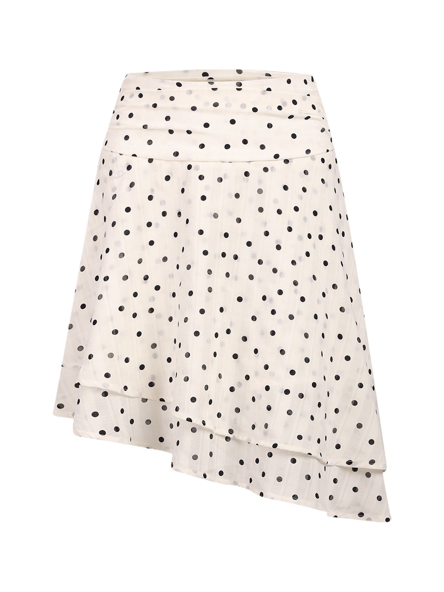 Polka Dot Midi Skirt