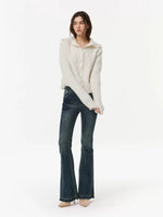 Frost Knit Cable Cardigan Sweater
