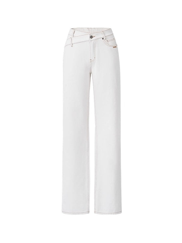 +5CM N2 Smiling Straight Denim Pants