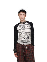 Colorful Cartoon Raglan Tee