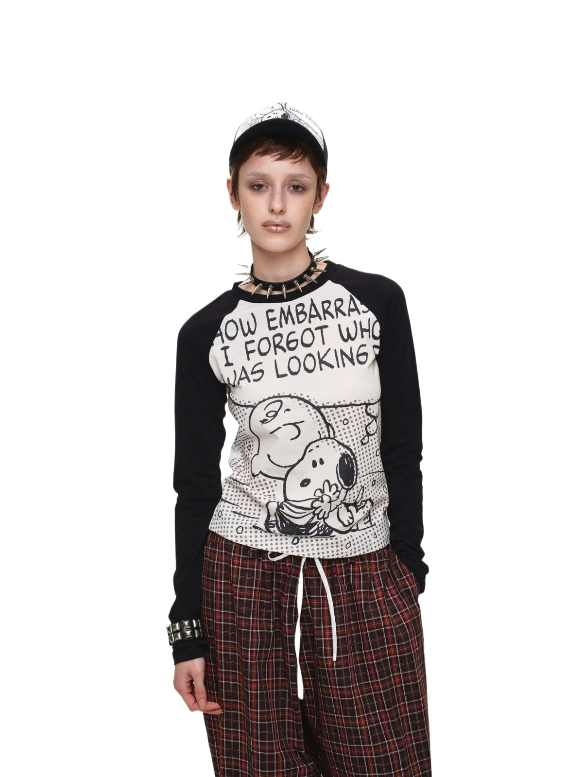 Colorful Cartoon Raglan Tee