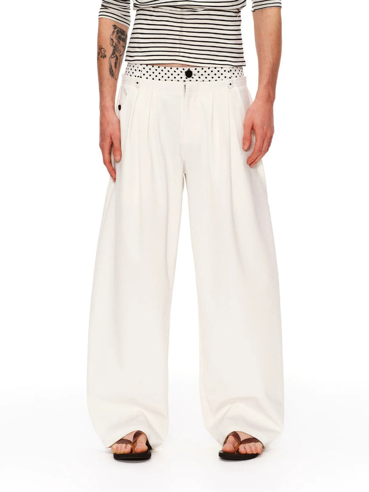 Polka Dot Waist Trousers