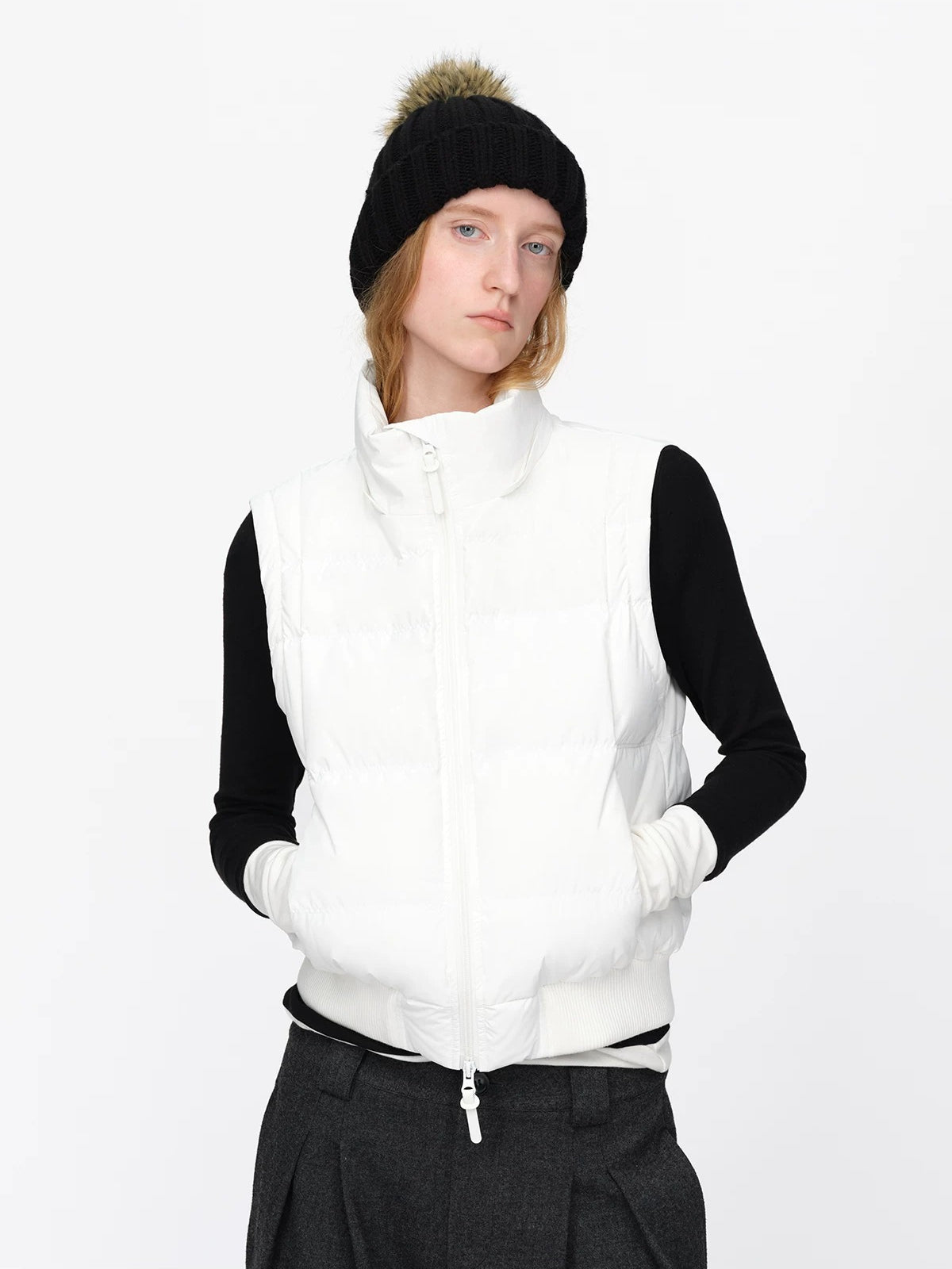 Detachable Sleeve Down Puffer Jacket