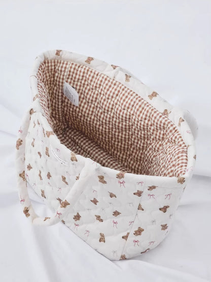 Bear Print Tote Bag