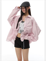 Stripe Drawstring Shirt