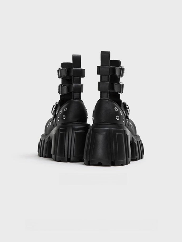 Chunky Roman Platform Boots