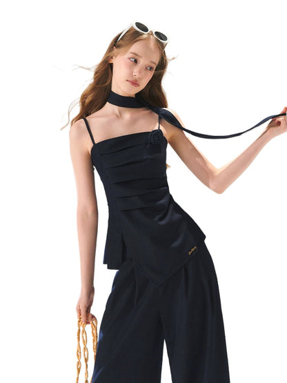 Pleated Waist Tie Set