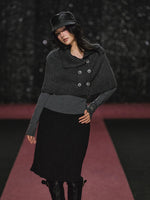 Vintage Cape Knit & Shorts Set