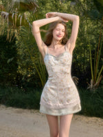 Floral Satin Slip Dress