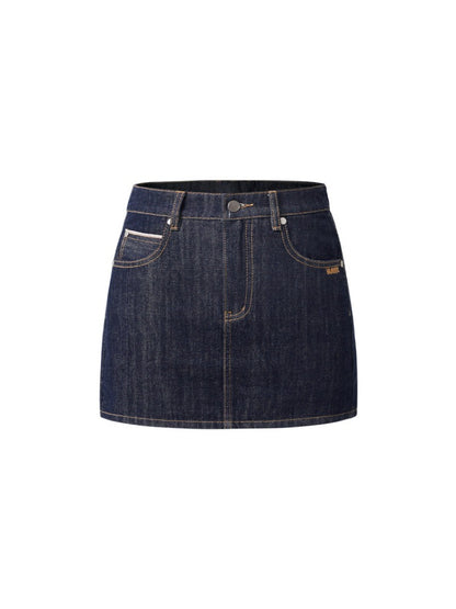 Retro Selvedge Denim Skirt