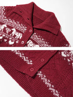 Fair Isle Pony Knit Cardigan