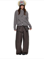 Polar Fleece Knit Cardigan