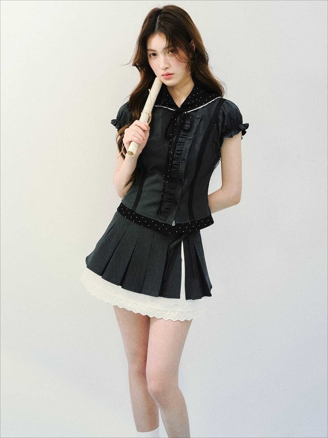 Academy Stripe Skirt Set