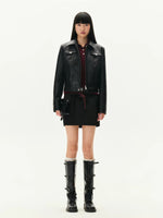 Storm Rider Textured Leather Jacket