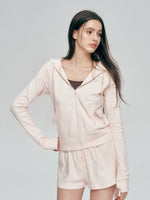 Contrast Hooded Sweatshirt