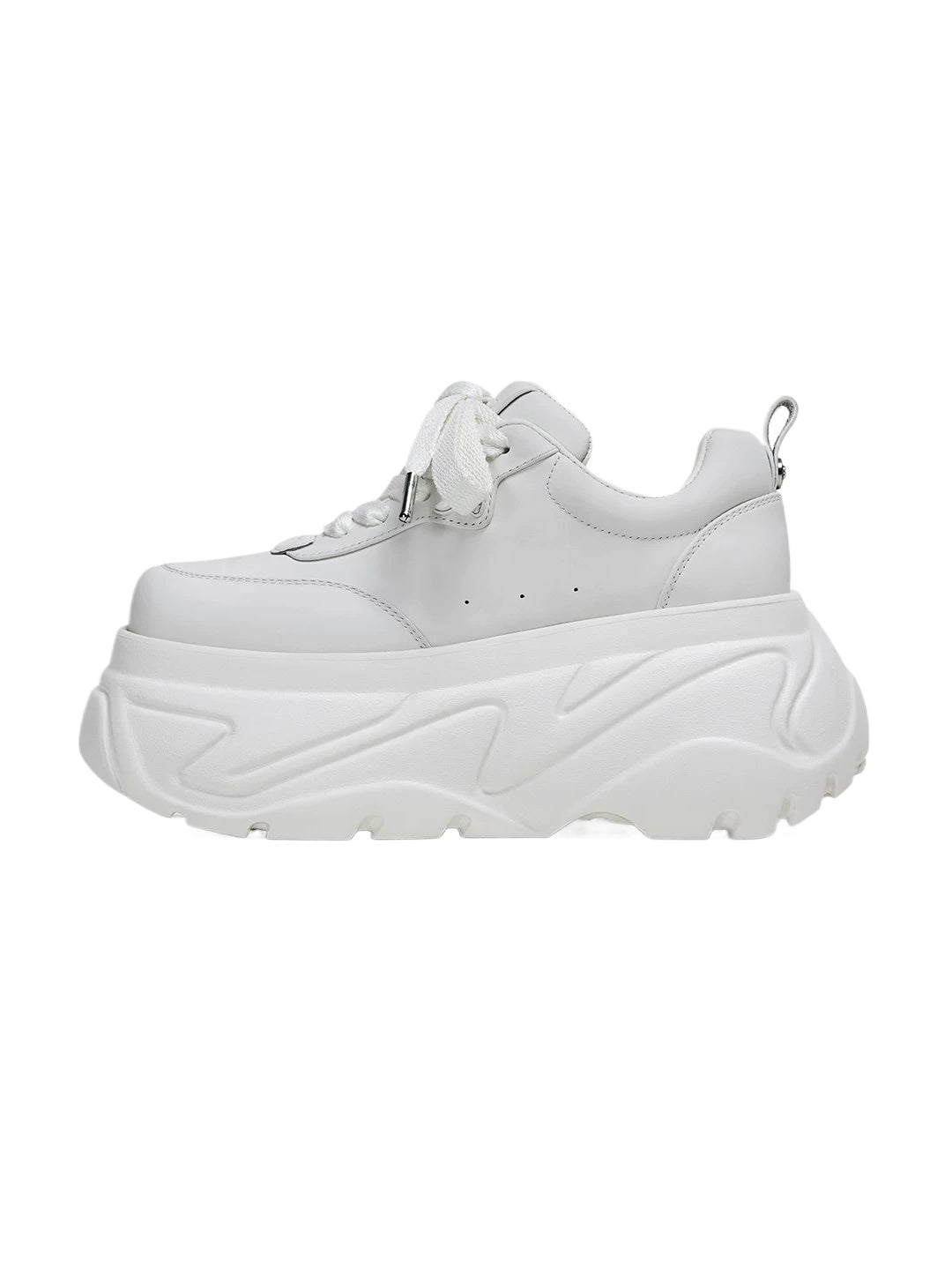 Square Toe Platform Sneakers