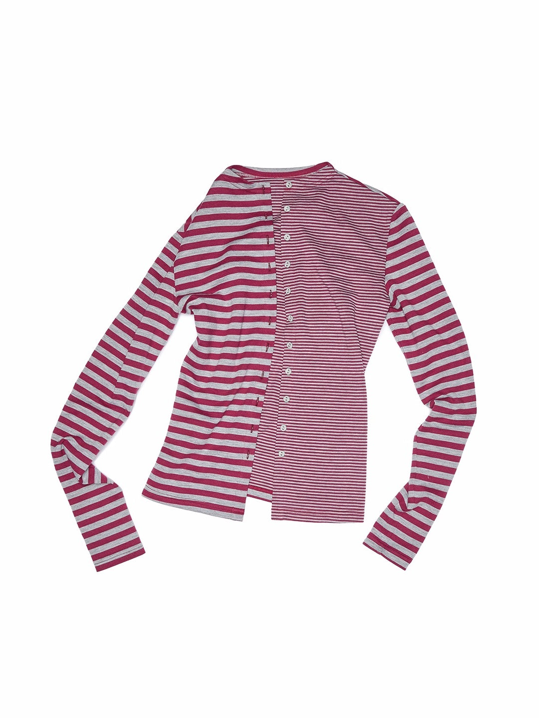 Double-Face Striped Knit 3-Piece Set