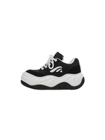 Black Wave Platform Sneakers