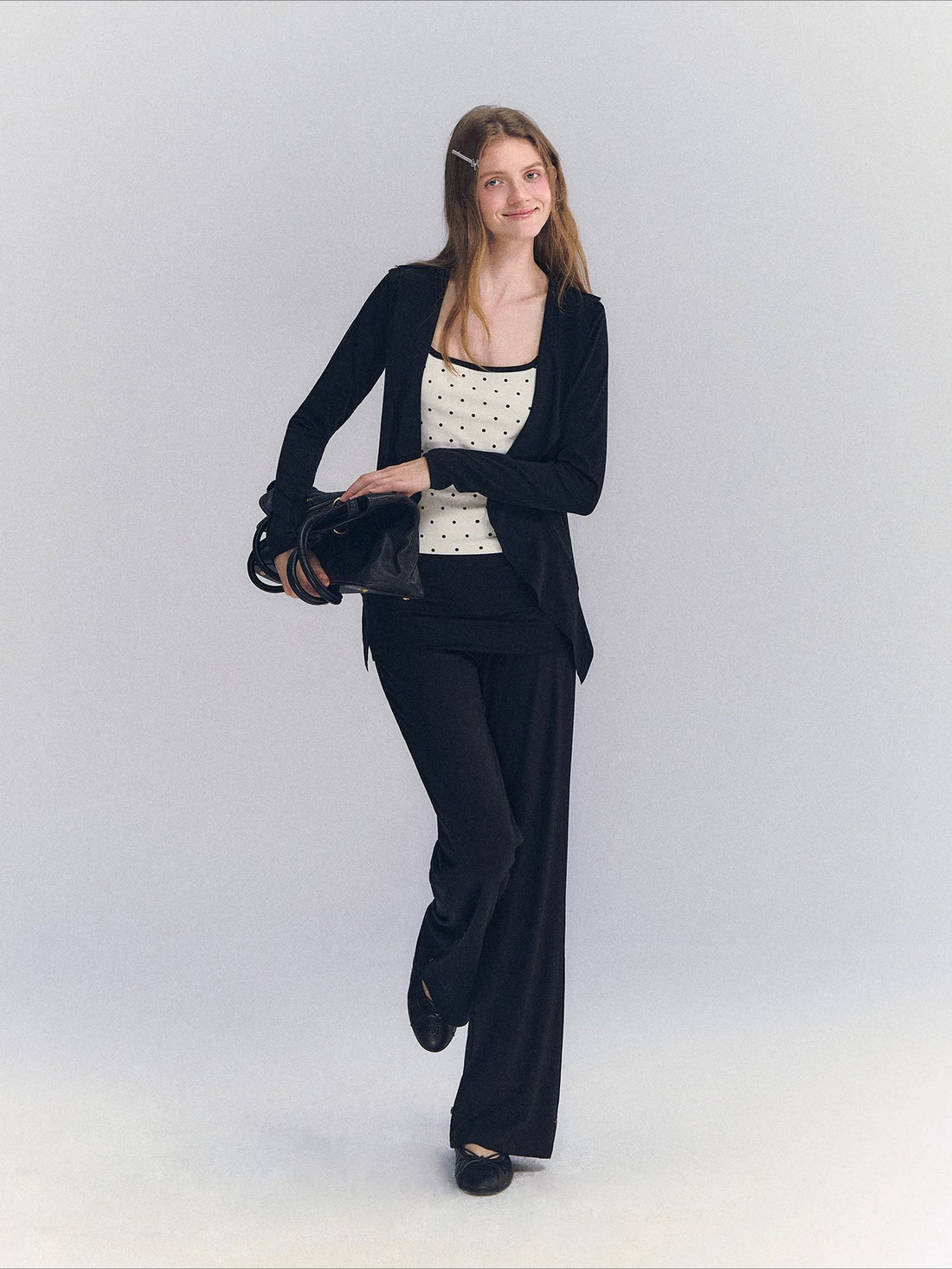 Foldover Straight Pants
