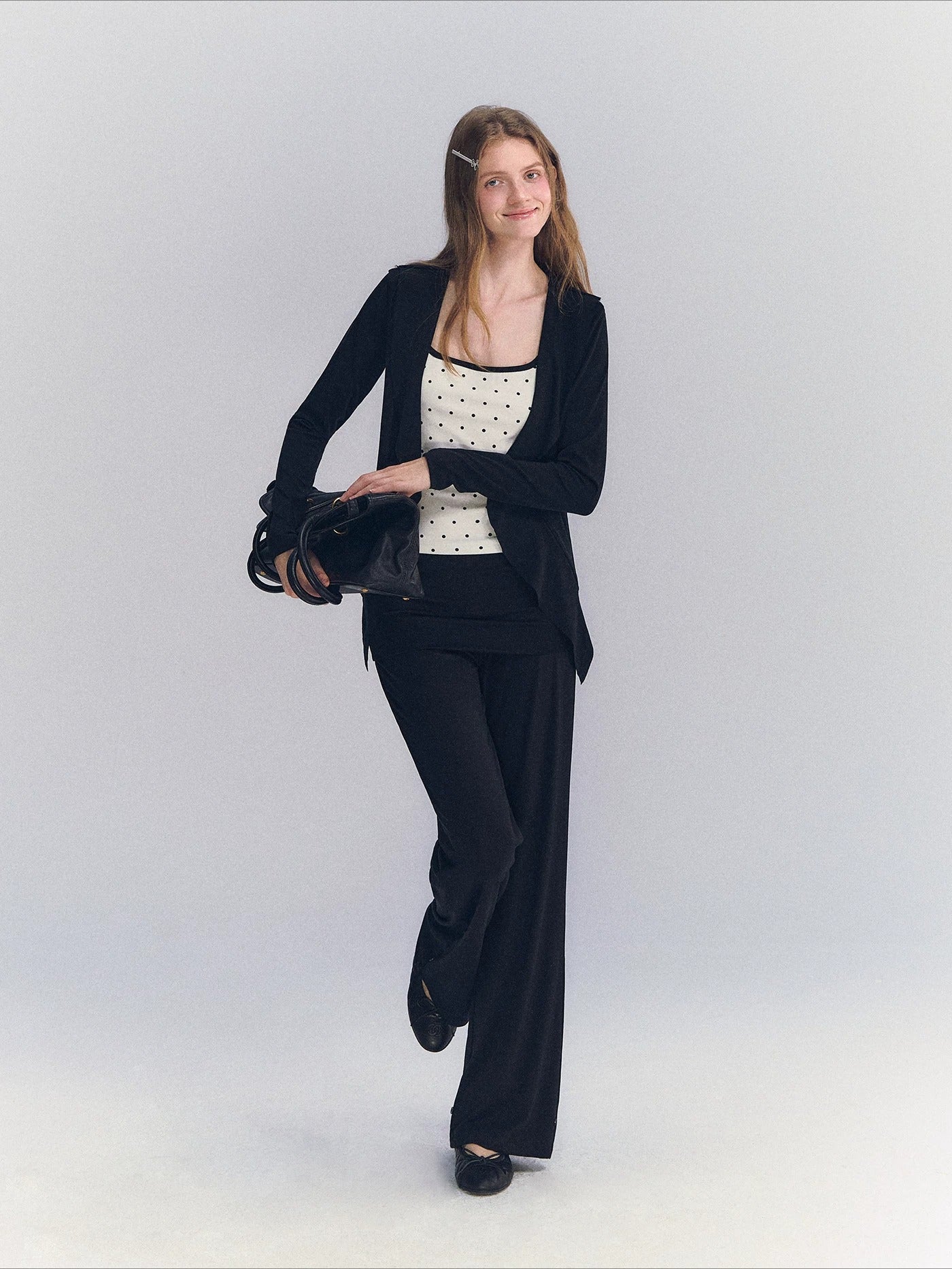 Foldover Straight Pants