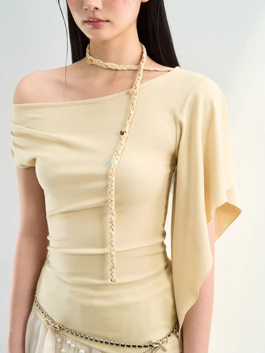 Asymmetric Off-Shoulder Top