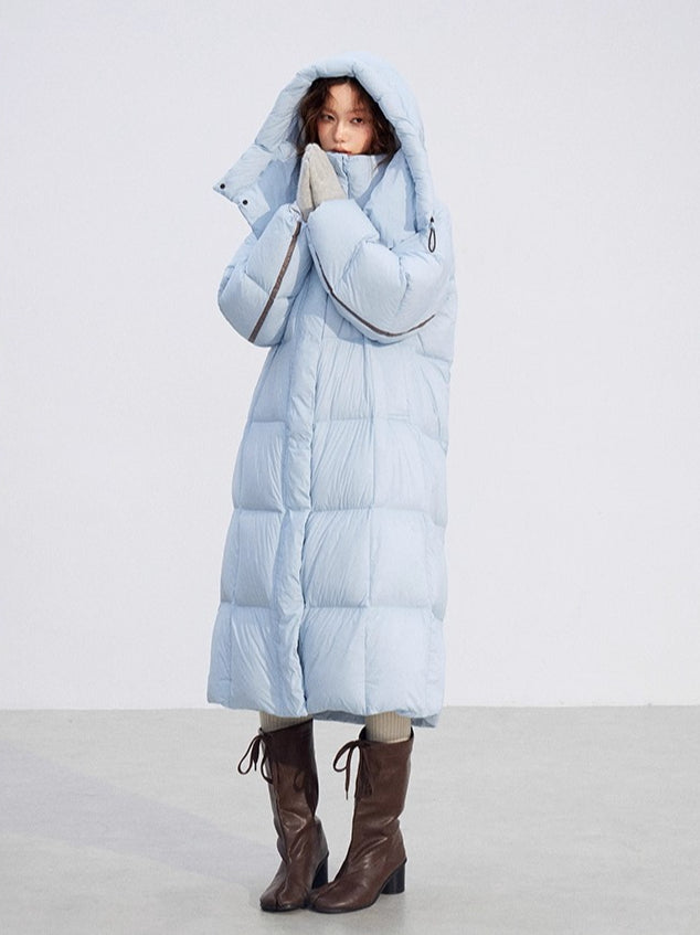 Hooded Long Down Coat